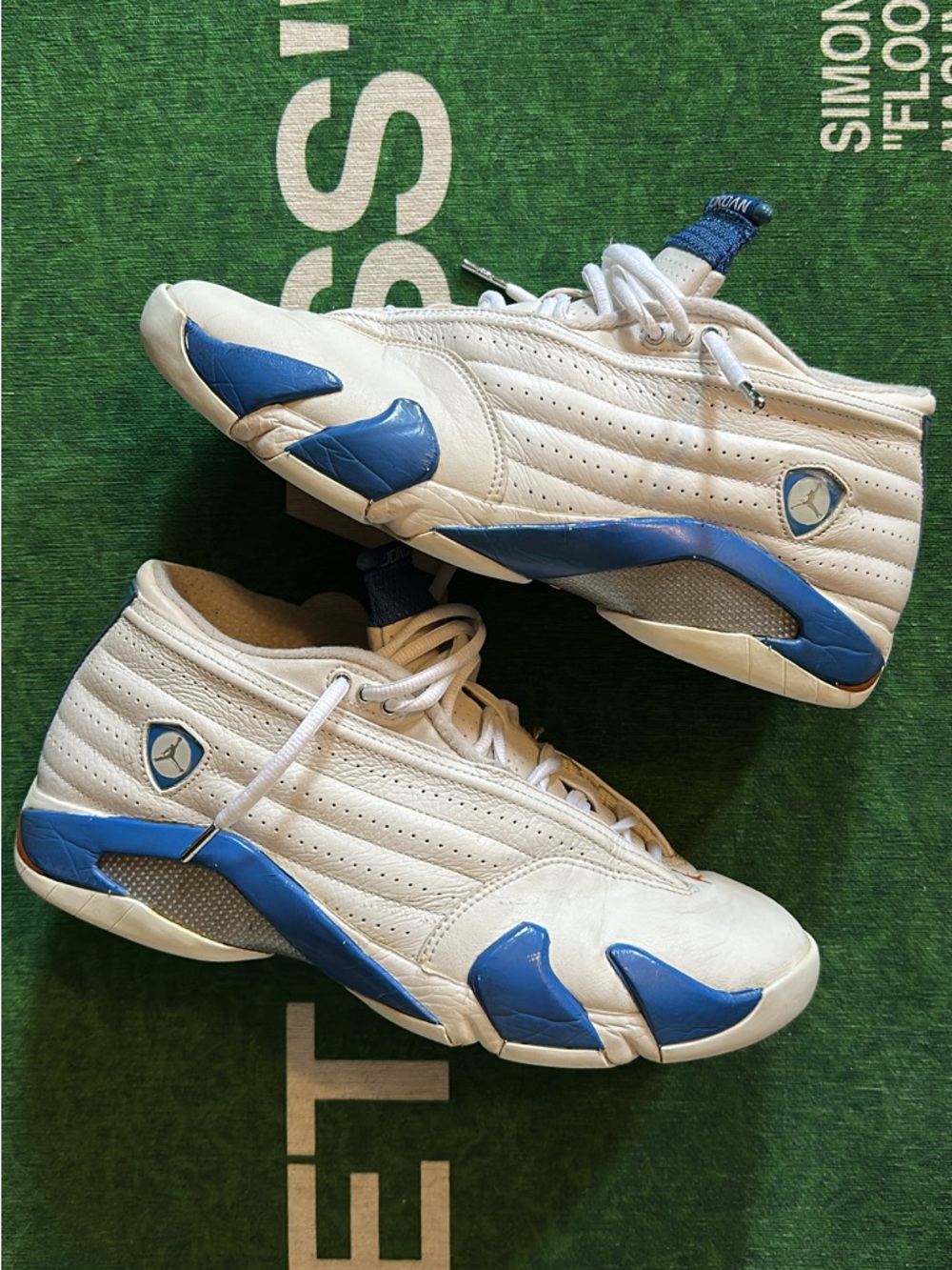Air Jordan 14 Low - Pacific Blue mens 11.5